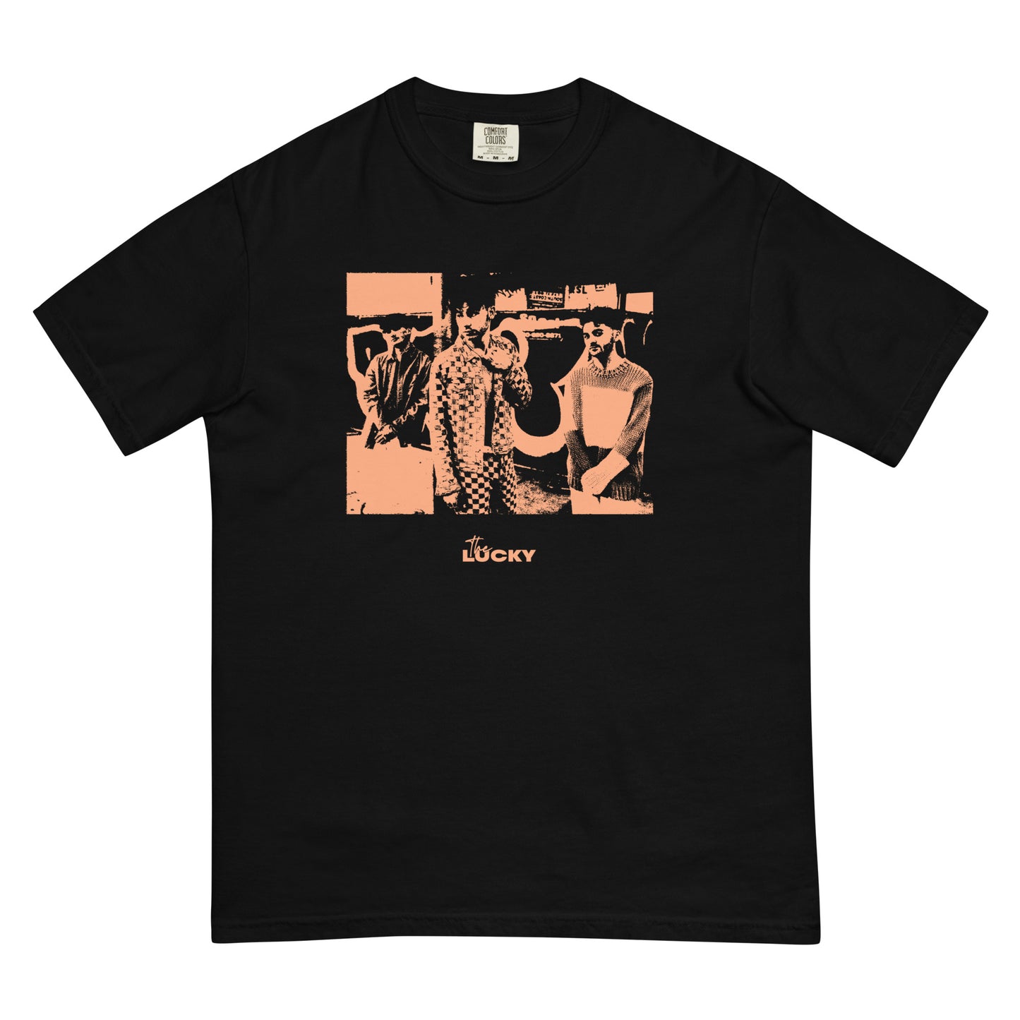 Photo Band Tee (Black and Orange)