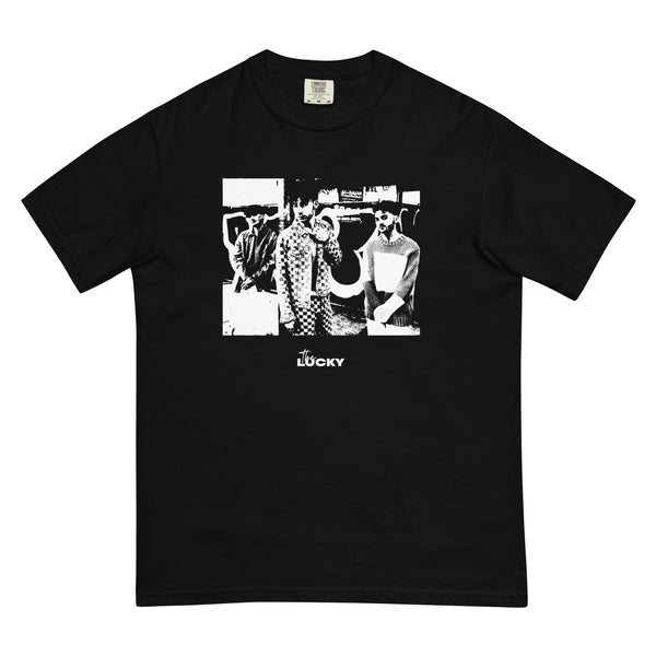 Photo Band Tee (White and Black)
